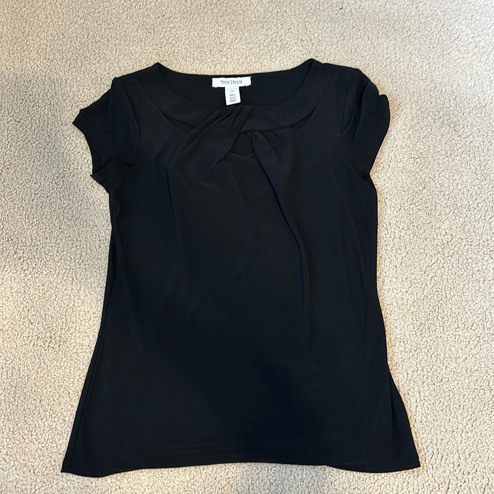 White House Black Market Short Sleeve Shirt Size XS
